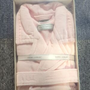 Laura Ashley Blush Pink Plush Robe